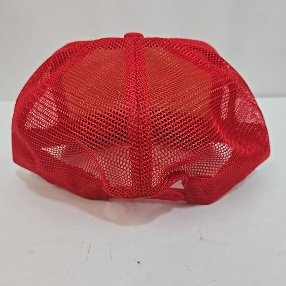 Vintage Sidewinder Krawler Rope Hat Red Trucker Cap SnapBack Texas WRC Snake - Picture 3 of 8